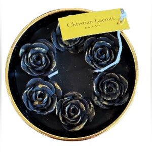 Christian Lacroix black rose candle.